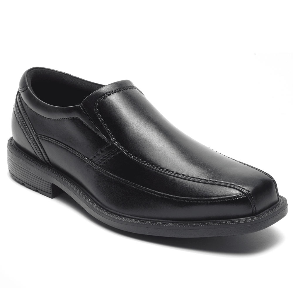 Rockport Slip-On Herr Svarta - Style Leader 2 Bike Toe - SFKBY6920